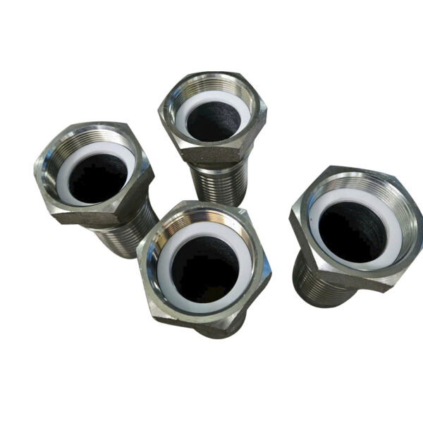 Đầu bấm ống thủy lực BSPP côn bằng 1.1/2"