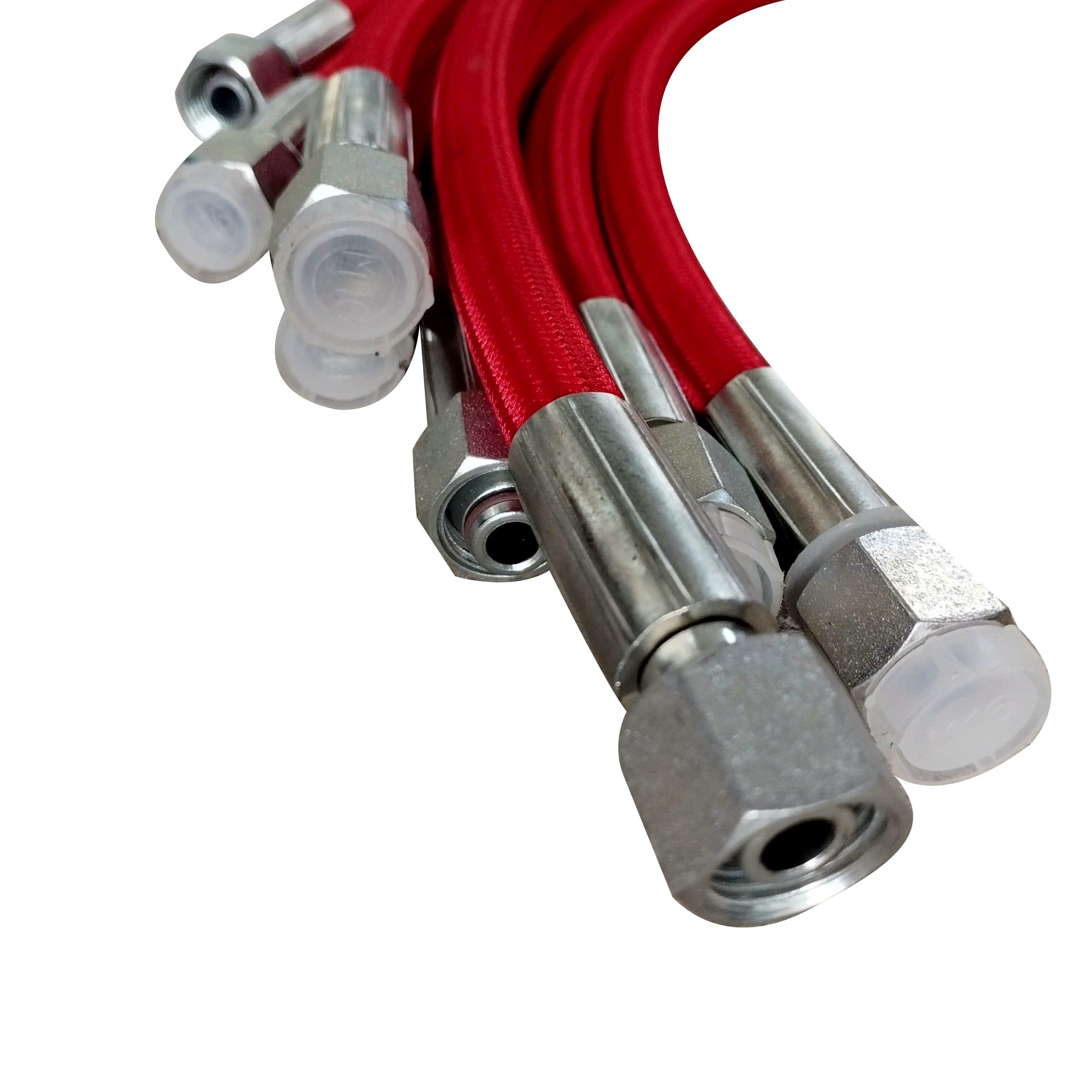 Đầu ren côn lồi 24 độ 3/8" bấm vào ống teflon