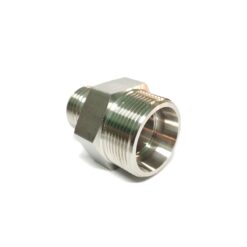Alternative view of Nối máy 1/2" BSPP ra ống cứng thủy lực 15mm chuẩn DIN, inox