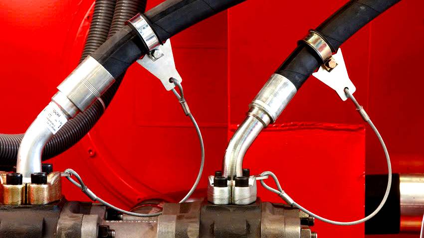 Cáp an toàn chống văng ống thủy lực