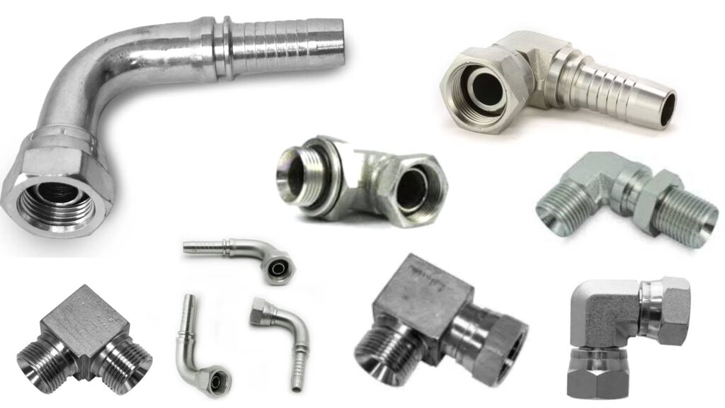 Đầu nối thủy lực 90 độ ren Anh